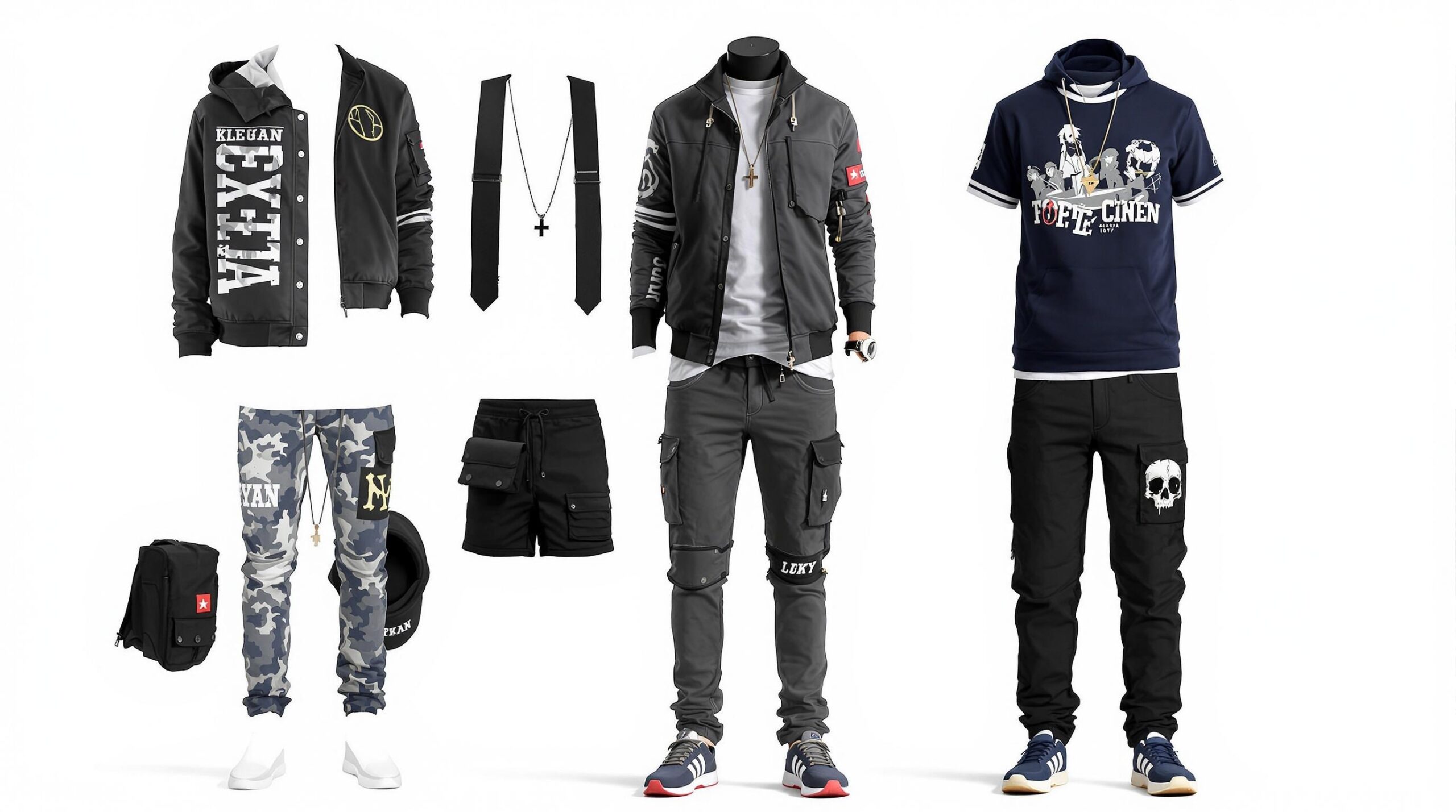 ensemble streetwear homme